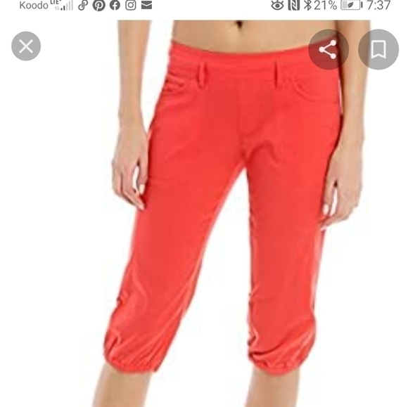 Lole Haven Drawstring Capris Ruby Small - Picture 8 of 8